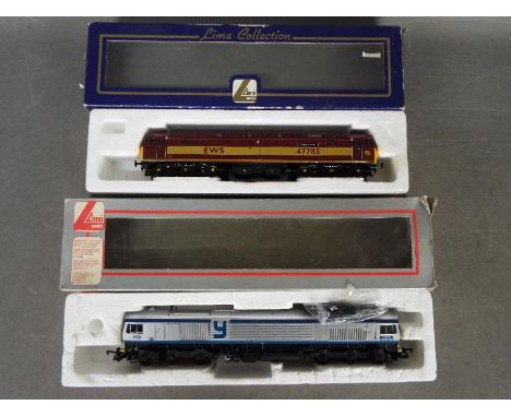 Lima, Lima Collection - Two boxed diesel locomotives from Lima. Lot includes Lima Collection #204767 Class 47 diesel locomoti