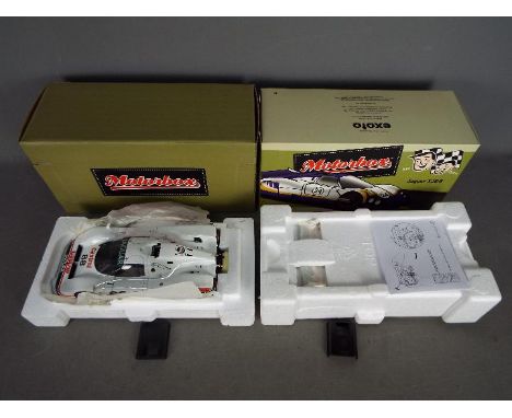 Exoto - Motorbox - Jaguar XJR-9 Le Mans car in 1:18 scale. # MTB00105. This highly detailed model with a removable rear body 