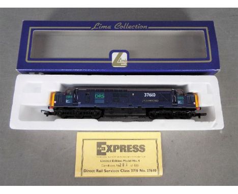 Lima - A boxed Lima Collection L204605 Limited Edition OO gauge Class 37 diesel locomotive, Op.No. 37610 'The Malcolm Group' 