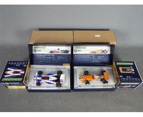Scalextric - McLaren M7C # C3545A and McLaren M23 # C3414A both are numbered limited editions of only 3500 and 3000 respectiv