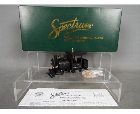 Spectrum by Bachmann - A boxed Spectrum #25562 'O' ON30 0-4-2 Porter Steam Locomotive (Colorado Mining Co). The model appears