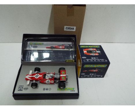 Scalextric - Team Surtees McLaren M7 limited edition from the Legends series, this is number 1027 of only 2000 produced. The 