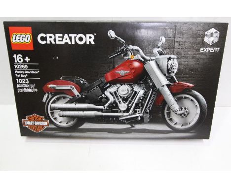 LEGO - A boxed Lego Creator set #10269 'Harley Davidson Fat Boy'. The set appears to be Factory Sealed in a Near Mint box wit