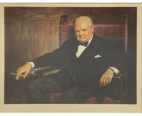 After Pan, "We are all of us defending... a cause", Sir Winston Churchill, 1942, colour print, published by Frost &amp; Reed,
