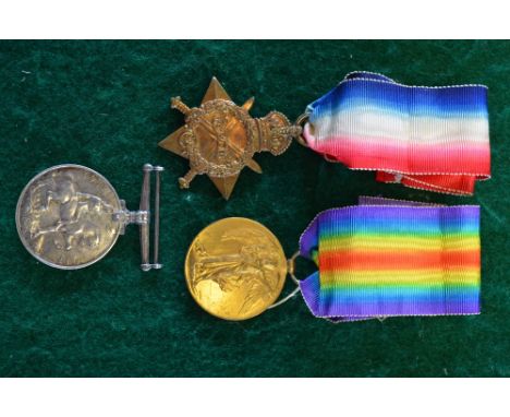A WWI trio to 2899 Pte. W.Hewitt R. Berks. Regt. comprising 1914/15 star; 1914/18 war medal; Victory medal both as Rifle Brig