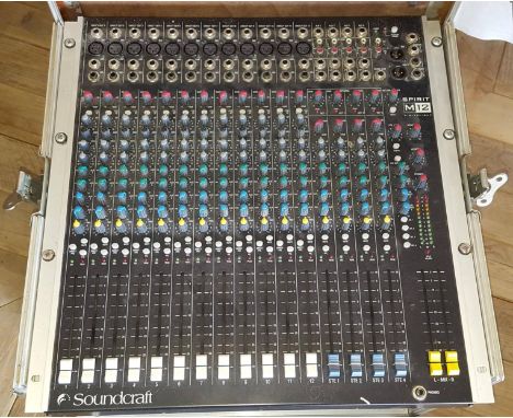 Soundcraft Spirit M12 mixer, Behringer Composer Pro, Behringer Ultragraph, Behringer Virtualiser, Behringer Patch Bay all enc