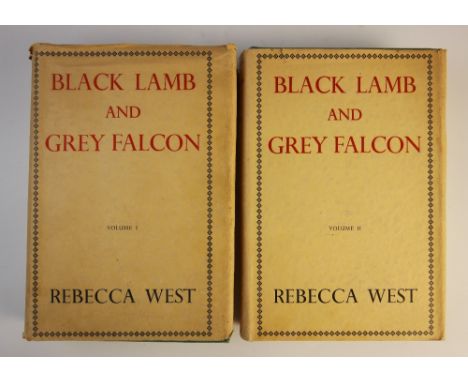 West (R), BLACK LAMB AND GREY FALCON, first edition, 2 vols, green cloth boards, unclipped DJs, maps to end papers, monochrom
