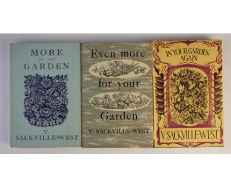 Sackville-West (V), IN YOUR GARDEN AGAIN, first edition, green cloth boards, unclipped DJ, monochrome photographic frontispie
