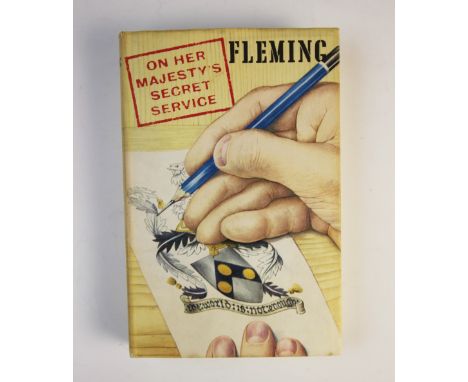 JAMES BOND INTEREST: Fleming (I), ON HER MAJESTY?S SECRET SERVICE, first edition, black cloth boards with silver title to spi