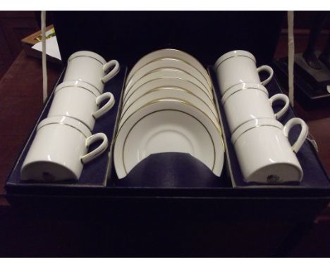 Cased Royal Worcester coffee set