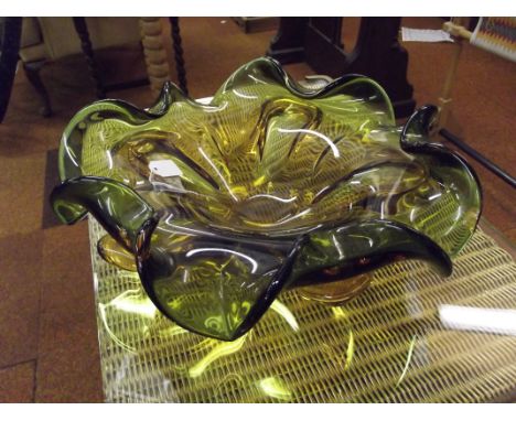 Italian art glass bowl 