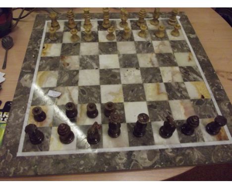 Hard stone chess board 