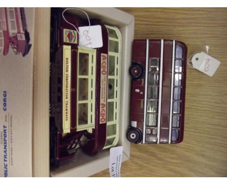 Two Bolton Corporation model buses 