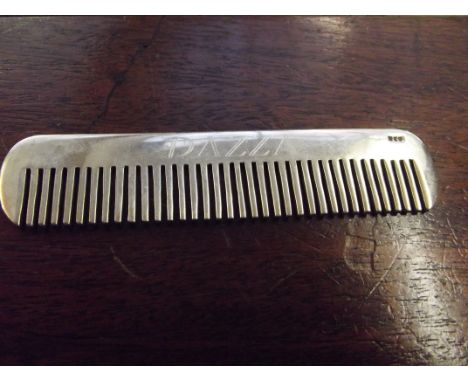 Silver hallmarked novelty comb
