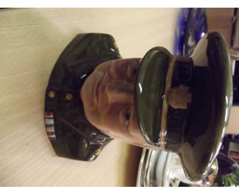 Carlton ware Toby jug in the form of Winston Churchill 