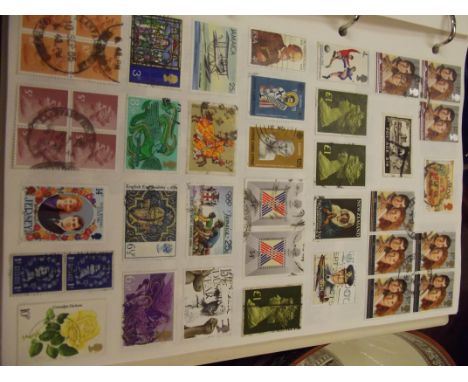 Stamp album containing British and Commonwealth stamps together with mint stamps and others 