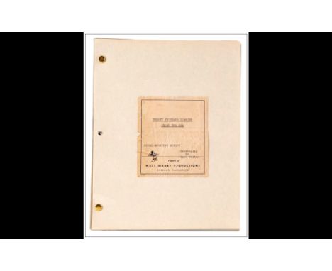 20,000 LEAGUES UNDER THE SEAFinal Shooting Script (8.5" x 11") Signed by James Mason, Earl Felton, Kirk Douglas, Peter Lorre,