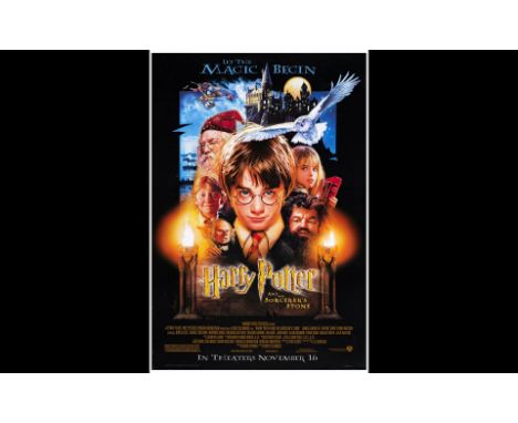 HARRY POTTER AND THE SORCERER'S STONEOne Sheet (27" x 40"); Double-Sided AdvanceVery Fine+ Rolled Warner Bros., 2001This roll