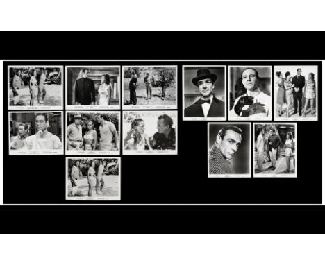 JAMES BOND: DR. NOSingle-Weight, Vintage Photographs (12) (8" x 10")Very Fine- United Artists, 1962This group of 12 curated b