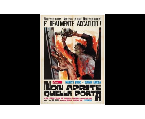 THE TEXAS CHAINSAW MASSACREItalian 2 Fogli (39" x 55")Very Fine+ Folded Fida, 1974From a Private Collector.This poster exhibi