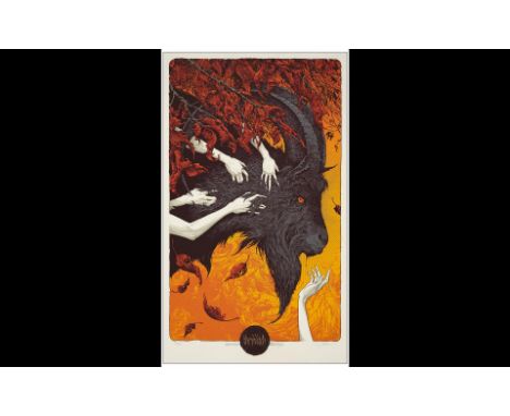 THE WITCHLimited Edition  Screen Print (23" x 39"); Hand-Numbered, Artist-SignedFine+ Rolled; Artwork by Aaron Horkey Mondo, 