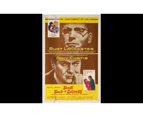 SWEET SMELL OF SUCCESSOne Sheet (27" x 41")Very Good Folded United Artists, 1957This poster from the popular Film-Noir drama,