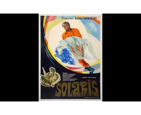 SOLARISRussian Export Poster (32" x 45"); Spanish Language StyleVery Fine+ on Linen Sovexportfilm, 1972This Russian export po