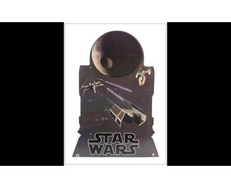 STAR WARS: A NEW HOPER2-D2/Death Star Die-Cut Hanging Display  (17" x 24.5")Very Fine 20th Century Fox Records, 197720th Cent