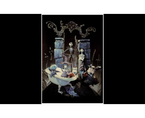THE NIGHTMARE BEFORE CHRISTMASBarrier Strip Lenticular 3D One Sheet (27" x 40"); Hell's Gate StyleNear Mint Buena Vista Pictu