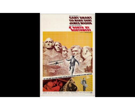NORTH BY NORTHWESTOne Sheet (27" x 41")Fine+ MGM, R-1966This 1966 reissue poster is more rare and sought-after than its origi