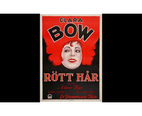 RED HAIRSwedish One Sheet (27.5" x 39.5")Very Fine Folded Paramount, 1928This is a beautiful and vibrant unrestored copy of t