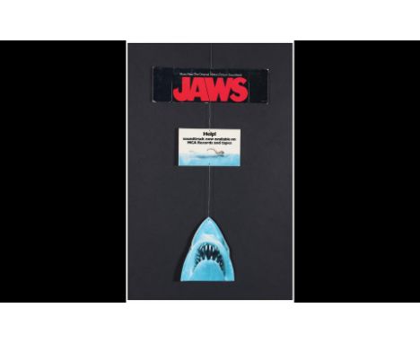 JAWSRecord Store Mobile (Hanging: 11.25" x 20.5") From the David Frangioni CollectionVery Fine+; Artwork by Roger Kastel Univ