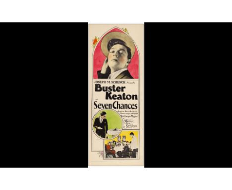 SEVEN CHANCESInsert (14" x 36")Near Mint Rolled Metro-Goldwyn  , 1925This poster is rolled and remains in an exceptionally cl