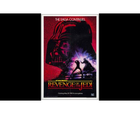 STAR WARS: RETURN OF THE JEDIOne Sheet (27" x 41"); Dated Advance Revenge StyleVery Fine+ on Linen; Artwork by Drew Struzan 2