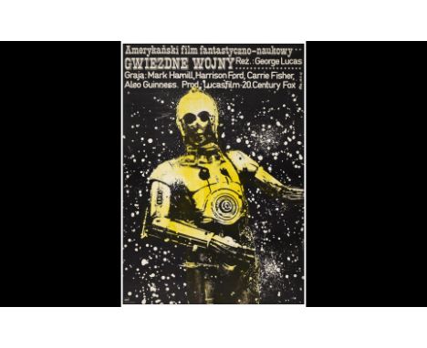 STAR WARS: A NEW HOPEFull-Bleed Polish B1 (26.5" x 38")Very Fine on Linen; Artwork by Jakob Erol 20th Century Fox/ZRF, 1978In