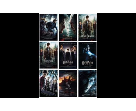 HARRY POTTER SERIESOne Sheets (9) (27" x 40"); Double-Sided AdvanceVery Fine+ Rolled Warner Bros., 2001-2011This group of 9 p
