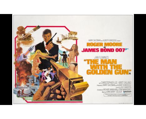 JAMES BOND: THE MAN WITH THE GOLDEN GUNBritish Quad (30" x 40"); Country-of-OriginVery Fine on Linen; Artwork by Robert McGin