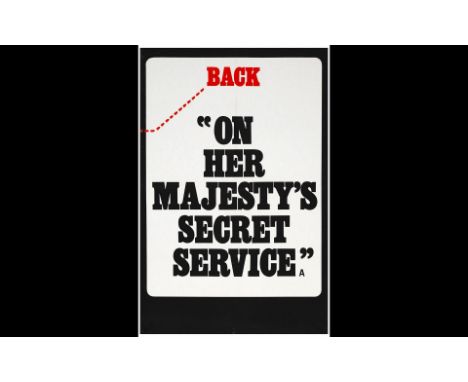 JAMES BOND: ON HER MAJESTY'S SECRET SERVICEBritish Double Crown (19.5" x 30"); Style B, Country-of-OriginVery Fine Folded Uni