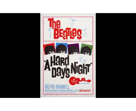 A HARD DAY'S NIGHTOne Sheet (27" x 41")Near Mint Folded United Artists, 1964This is a beautifully condition, folded one-sheet