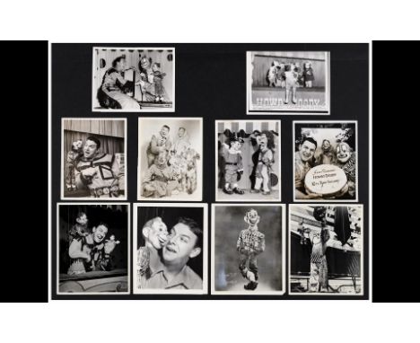THE HOWDY DOODY SHOWSingle-Weight, Silver Gelatin, Vintage Photographs (10) and  llustrated Cartoons (14) (8" x 10" & 9" x 7"