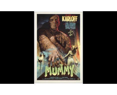 THE MUMMYLimited Edition  Screen Print (24" x 36"); Hand-NumberedVery Fine+ Rolled; Artwork by Stan &amp; Vince Mondo, 2018Th