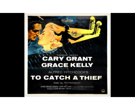 TO CATCH A THIEFSix Sheet (81" x 81")Very Fine on Linen Paramount, 1955This appealing large-format poster, printed in four pa