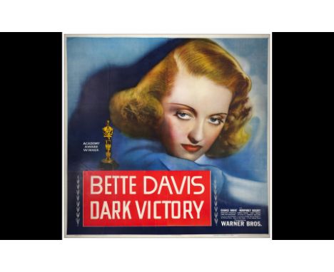 DARK VICTORYSix Sheet (81" x 81")Fine on Linen Warner Bros., 1939This vibrant poster has been mounted on linen, with minor to