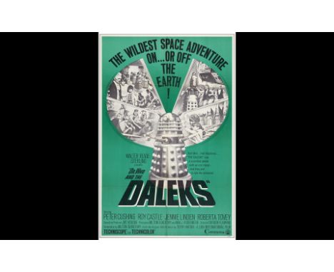 DR. WHO AND THE DALEKSOne Sheet (27" x 41")Near Mint Folded Continental, 1966This item appears unused and is in excellent con
