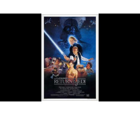 STAR WARS: RETURN OF THE JEDIOne Sheet (27" x 41"); Style BVery Fine- Rolled; Artwork by Kazuhiko Sano 20th Century Fox, 1983