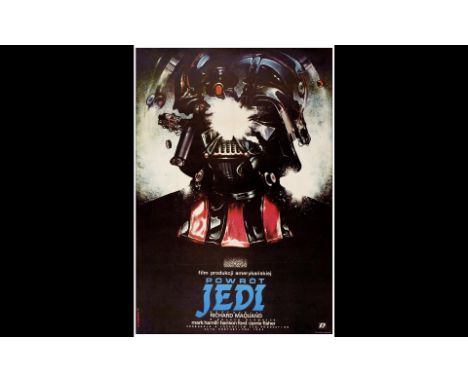 STAR WARS: RETURN OF THE JEDIFull-Bleed Polish B1 (27" x 38"); Style BVery Fine+ on Linen; Artwork by Witold Dybowski 20th Ce