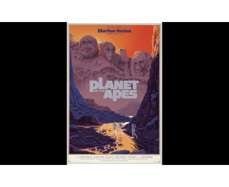 PLANET OF THE APESLimited Edition Screen Print (24" x 36"); Hand-Numbered and Artist-SignedVery Fine+ Rolled; Artwork by Laur