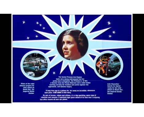 STAR WARS: A NEW HOPEComplete Marler Haley Set of 4 British Double Crowns and British Quad (30" x 40" and 20" x 30"); Marler 