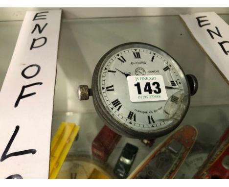 A JAEGER 8 DAY DASHBOARD CLOCK