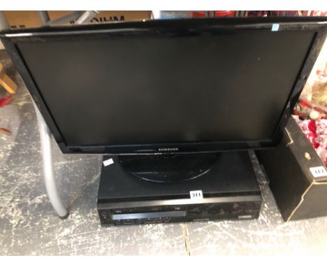 A SAMSUNG TV TOGETHER WITH A NOKIA DVD RECORDER